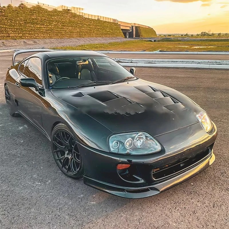 Carbon Fiber Engine Hood for 93-20  Supra JZA80 MK4 A80 Carbon Fiber Hood Cover
